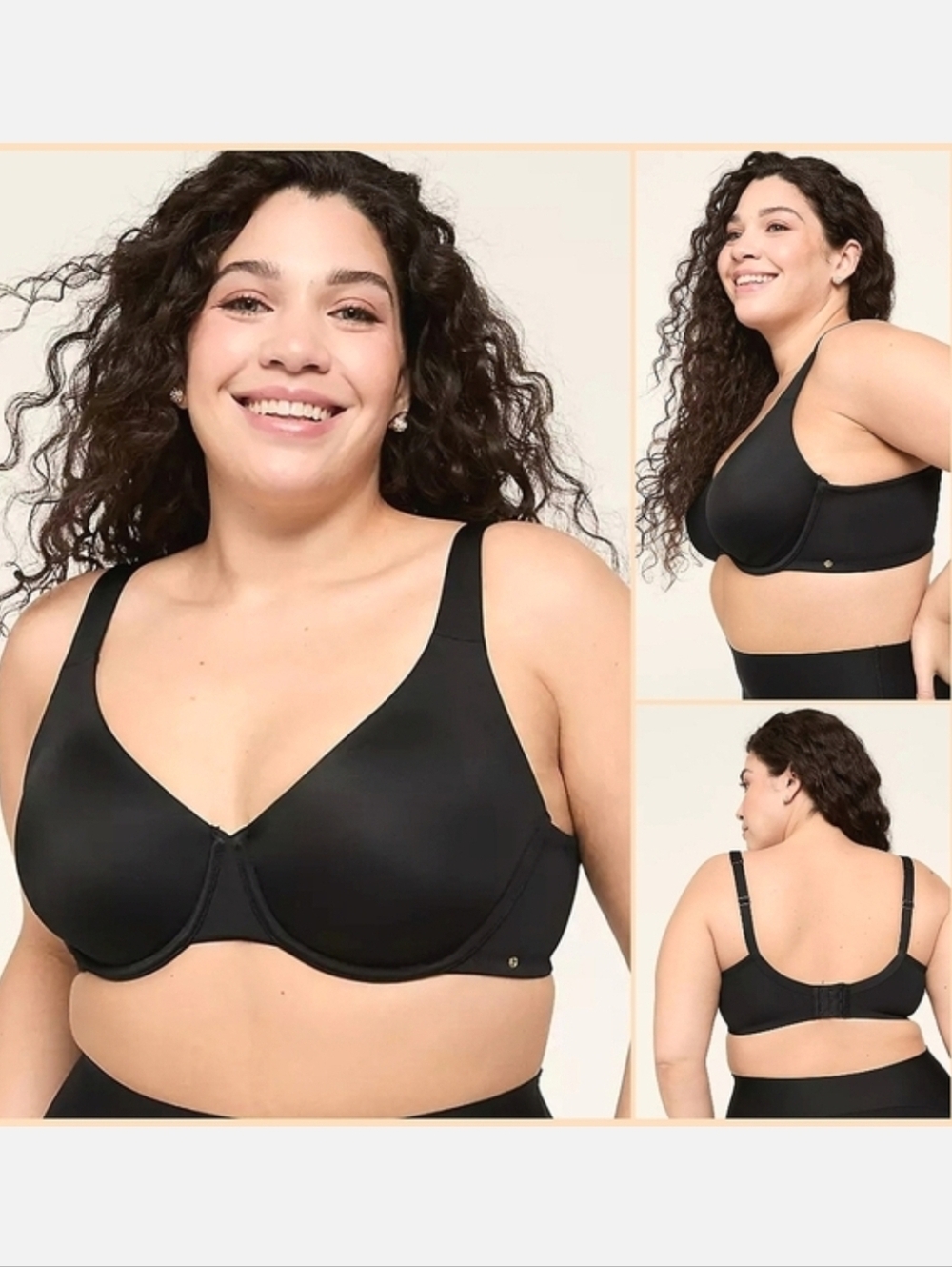 CACIQUE Smart Lift Unlined Full-Coverage Bra 38DDD